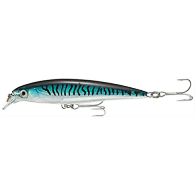 Afbeelding van Rapala X Rap Zoutwater lokken met twee nr. 3 haken, 1,2 6 m zwemdiepte, 10 cm formaat, zilverblauw makreel
