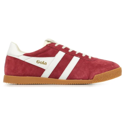 Afbeelding van Gola ELAN Sneakers laag, Heren, Maat: 42, Deep red white Veloursleer
