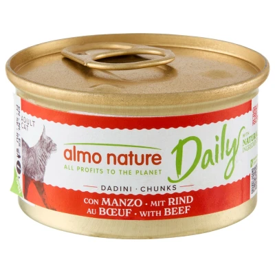 Afbeelding van Almo Nature Daily Mousse Kattenvoer Rund 85 gr