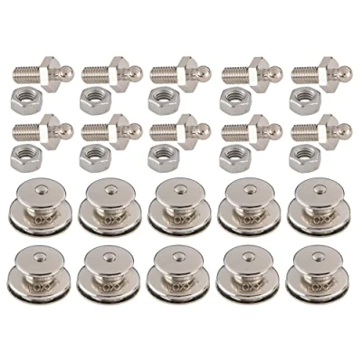 Afbeelding van New Marine LOXX Set 10 stuks bovenstukken + schroefdraadschroeven M5x10