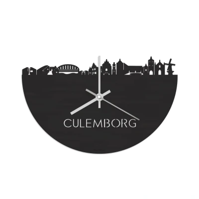Afbeelding van Skyline Klok Culemborg Black