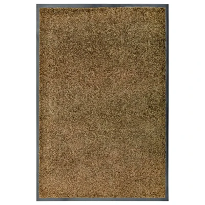 Afbeelding van Deurmat wasbaar 60x90 cm bruin