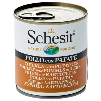 Afbeelding van Schesir Hond Blik Gelei 285 g Hondenvoer Kip&amp;Aardappel