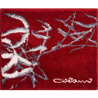 Afbeelding van Grund Designer badmat COLANI, Ultrazacht en absorberend, Antislip, 5 jaar garantie, Colani 23, WC sjabloon o.A. 50x60 cm, turkoois
