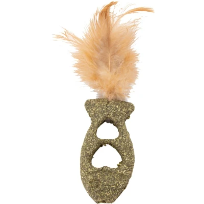 Afbeelding van Beeztees Catnip Vis met Veren Kattenspeelgoed 12x3,5 cm