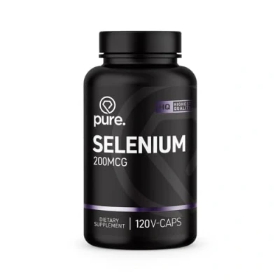Afbeelding van PURE Selenium 200mcg 120v ules