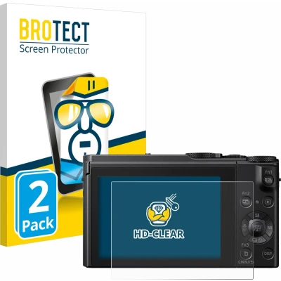 Afbeelding van BROTECT Screenprotector voor Panasonic Lumix DMC LX15 Folie Beschermfolie transparant (2 Stuks)