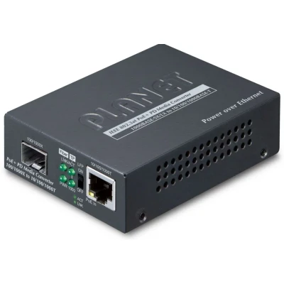 Afbeelding van PLANET 1000Base T PoE+ to FX SFP Media Converter