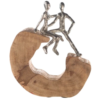 Afbeelding van Gilde Sculptuur in hout &#039;Secure&#039;