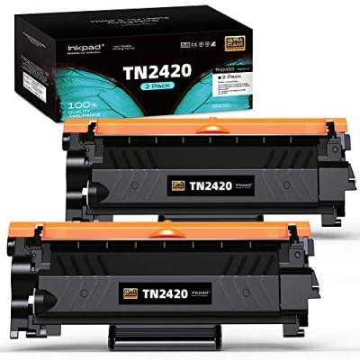 Afbeelding van iNKPAD TN2420 toner TN 2420 compatibel met Brother MFC L2710DW TN2410 2410 voor L2710DN HL L2350DW DCP L2530DW L2375DW L2750DW L2310D L2220 730DW HL.