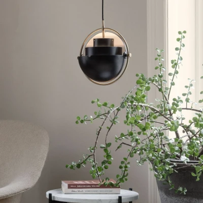 Afbeelding van Gubi Multi Lite HanglampØ36 Large Chroom/zwart
