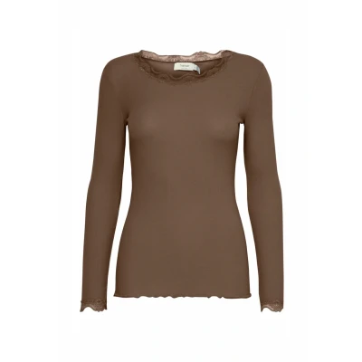 Afbeelding van Fransa Frhizamond Longsleeve, Dames, Maat: Large, Rain drum