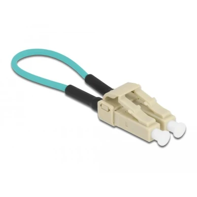 Afbeelding van Delock LWL Loopback Adapter LC / OM3 Multimode beige