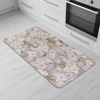 Afbeelding van Comart, Austin Bloom Keukentapijt, van polyester, bedrukt, antislip, 50 x 100 cm