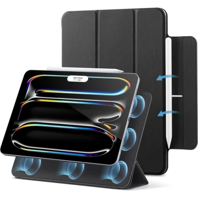 Afbeelding van ESR Rebound Magnetic Hoes Geschikt voor Apple iPad Pro 13 (2024) Zwart
