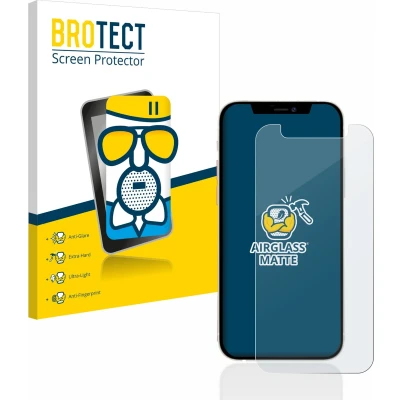 Afbeelding van BROTECT Screenprotector voor Apple iPhone 12 mini Folie Beschermfolie Beschermglas matte
