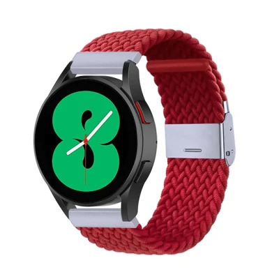 Afbeelding van Garmin Approach S12 / S40 S42 Braided nylon bandje Rood