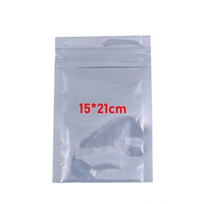 Afbeelding van 100 stuks antistatische hersluitbare zakken 5 maten rits tas voor ESD gevoelige elektronische en computercomponenten 6 x 9 cm/ 8 12 10 * 15 21 23 cm