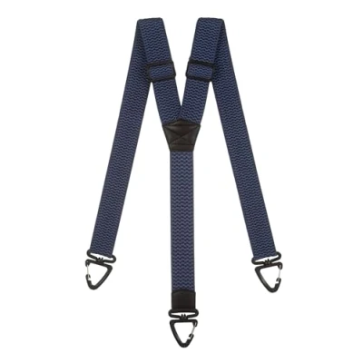 Afbeelding van Olata Y Vormige Bretels met Kunststof Karabijnhaken 4 cm. Blauw