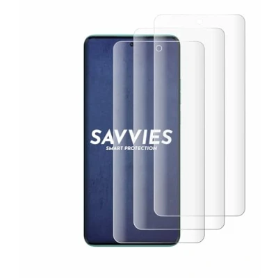 Afbeelding van Savvies Screenprotector voor Motorola Edge 40 Neo (case friendly) Folie Beschermfolie transparant volledig dekking (4 Stuks)