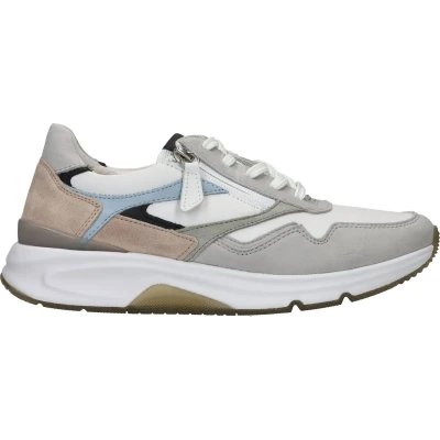 Afbeelding van Gabor Rollingsoft Sneaker 46.896.52 Wit Grijs Combi