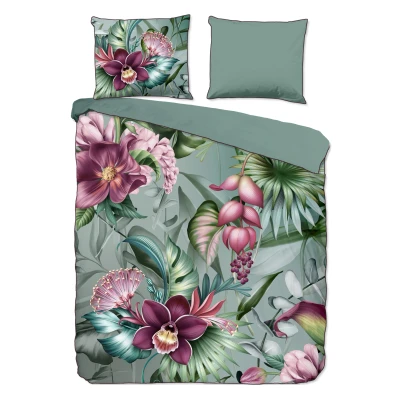 Afbeelding van Dekbedovertrek Descanso Allison Multi Satijn 240 x 200 / 220 cm Lits Jumeaux