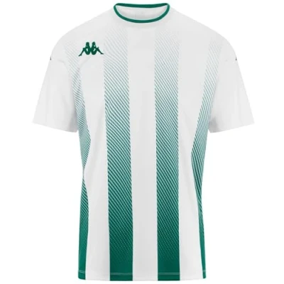 Afbeelding van Kappa Bugo shirt voor heren, Wit, Groen, L