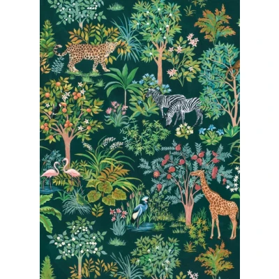 Afbeelding van Komar Vliesbehang Vliestapete Happy Jungle 200x280 cm (breedte x hoogte)