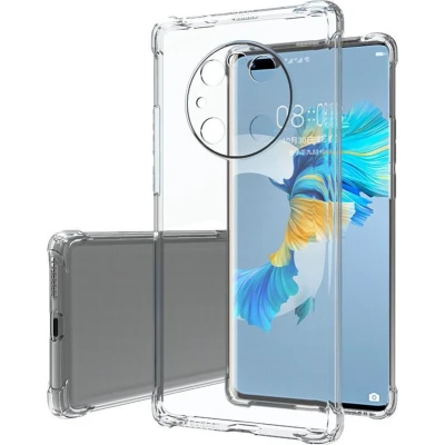 Afbeelding van Hoesje geschikt voor Huawei Mate 40 Pro Clear Soft Case Siliconen Back Cover Shock Proof TPU Transparant