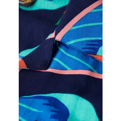 Afbeelding van Superdry Beach Resort Overhemdblouse, Dames, Maat: 38, Navy paradise