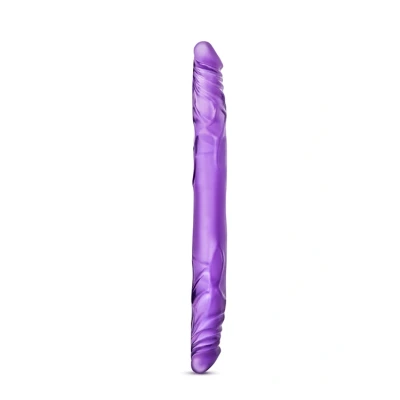 Afbeelding van Paarse Dubbele Dildo 35 cm
