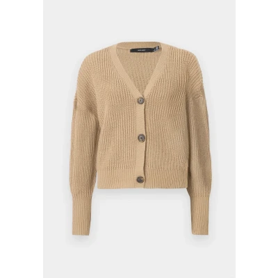 Afbeelding van Vero Moda Vmlea LS NOOS Vest, Dames, Maat: Large, Beige