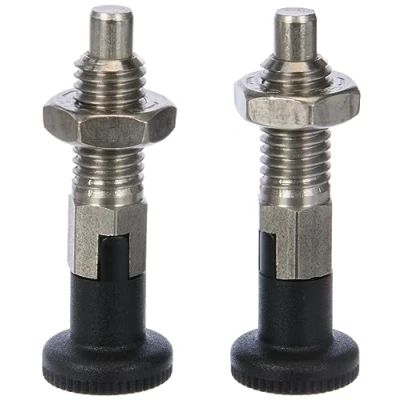 Afbeelding van Ganter Normelemente GN 717 6 M10 CK NI roestvrijstalen vergrendelbouten, zilver, 2 stuks