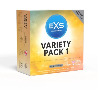 Afbeelding van EXS assortimentsverpakking 1 48 condooms in diverse varianten