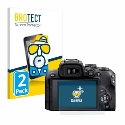 Afbeelding van BROTECT (2 Stuks) Antireflecterende Beschermfolie voor Canon EOS R10 Anti Glare Screen Protector, Mat, Ontspiegelend