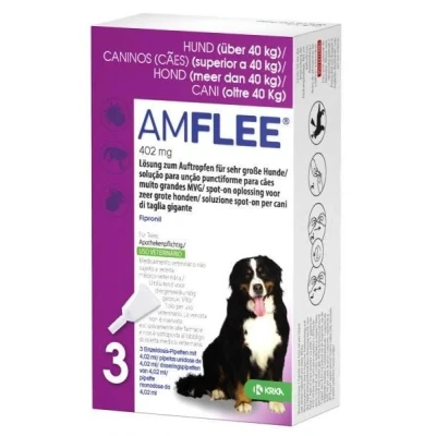Afbeelding van Amflee Spot on Hond 402 mg, 3 pipetten