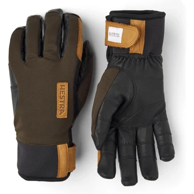 Afbeelding van Hestra Ergo Grip Active Wool Terry, handschoenen, donkergroen/zwart