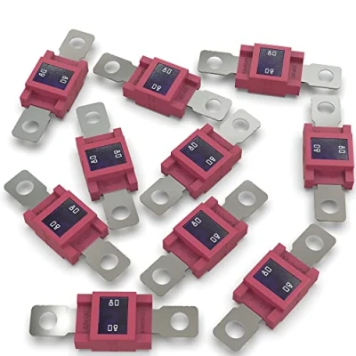 Afbeelding van Auprotec Mega Krachtstroomzekering, schroefzekering, 80 A 500 A, rood, 10 stuks