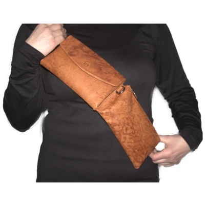 Afbeelding van body cross damestas cognac 472