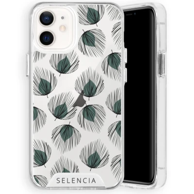 Afbeelding van Apple iPhone 12 Mini Hoesje Kunststof Selencia Hardcase/Backcover Groen Telefoonhoesje Shockproof/Valbescherming