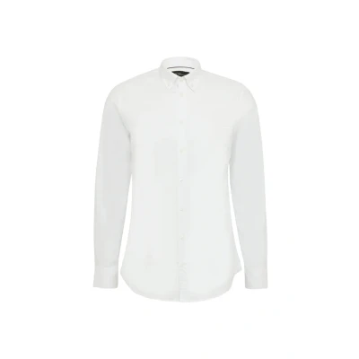 Afbeelding van s.Oliver Black Label Tailored FIT MIT Strukturmuster Overhemd, Heren, Maat: 37, Weiß