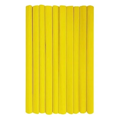 Afbeelding van Interdruk Crêpepapier rollen voor Kinderen DIY en Decoraties Pakket van 10 (50 cm x 200 cm, 28 g/m2) 04 geel