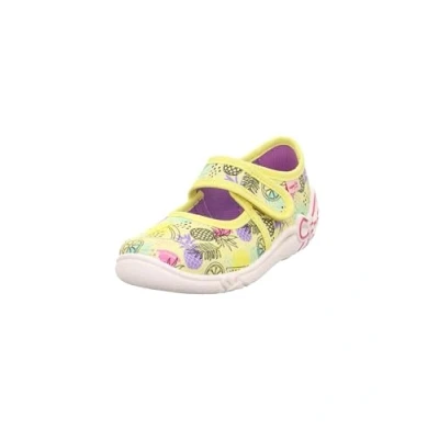 Afbeelding van Superfit meisjes belinda pantoffels, geel meerkleurig 6040, 23 EU