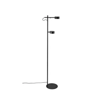 Afbeelding van Nordlux Vloerlamp Clyde 2 lichts H 138 cm 3 step dim zwart