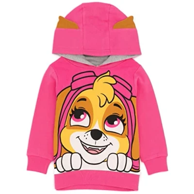 Afbeelding van Paw Patrol Kids Hoodie Chase Marshall Skye Everest of Pubble 3d Ears Sweater 6 7 jaar