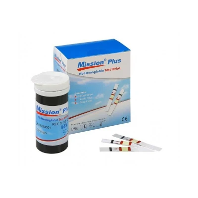 Afbeelding van Swiss Point Hematocriet Hb+ meter Strips, 50 stuks
