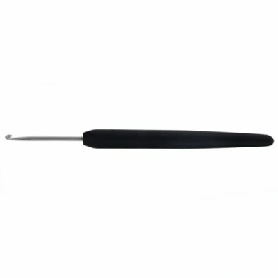 Afbeelding van KnitPro Haaknaalden softgrip aluminium 3.50mm zwart.