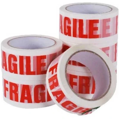 Afbeelding van Fixman Inpaktape Fragile 48 mm x 66 meter 6 stuks