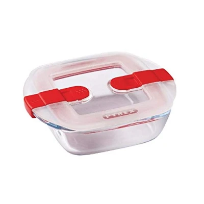 Afbeelding van Ovenschaal Pyrex Cook &amp; Heat Vierkant Transparant 25 x 22 cm