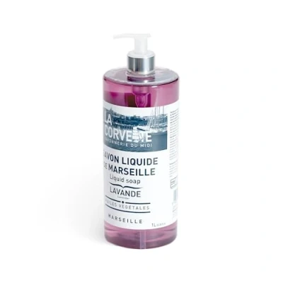 Afbeelding van La Corvette Vloeibare marseiller zeep met lavendel, 1000 ml